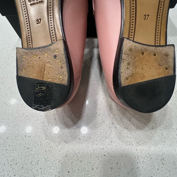 Gucci Women’s Leather Horsebit Loafer 37 Perfect Pink - Picture 12 of 16
